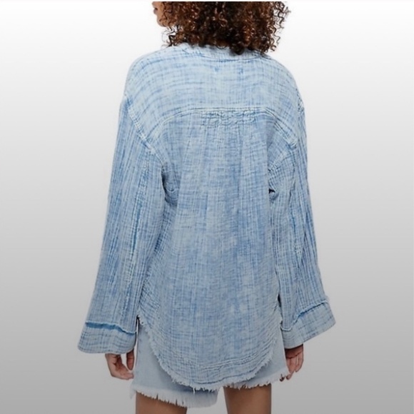 SOLD Free People Anguilla Washed Pullover, Sz X-SMALL - Picture 5 of 14